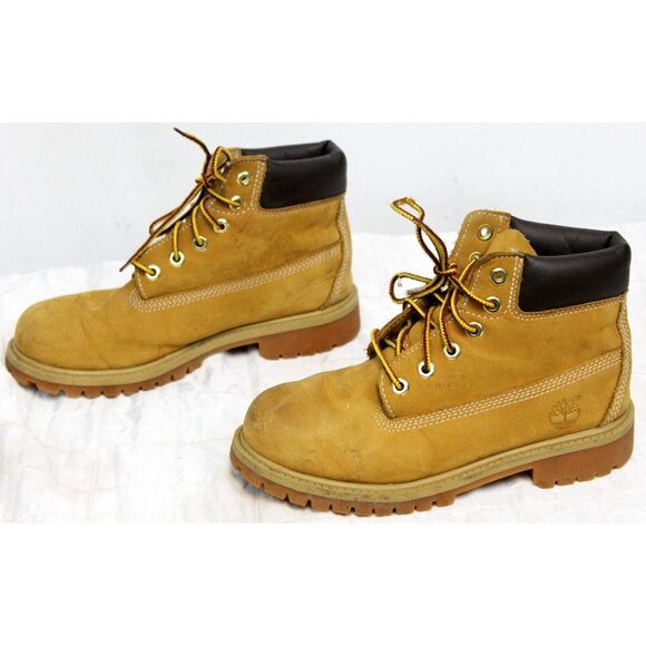 Timberland 12709 Kid's Boy's Shoes Brown Hiking Boots Size 2 Shoes Leather - Picture 6 of 11